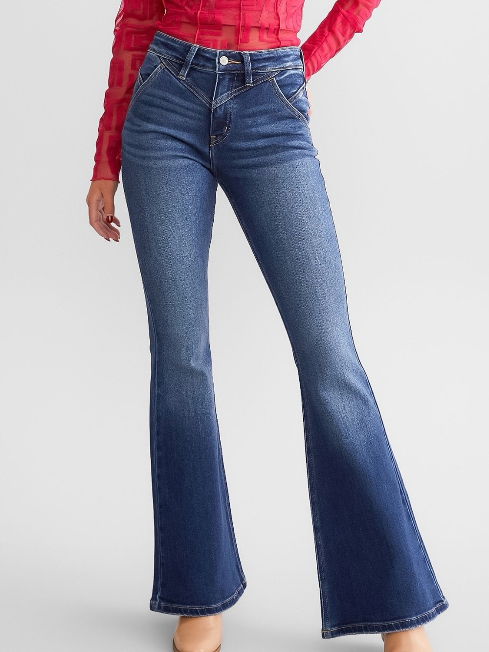 Kancan Jeans High Rise Flare